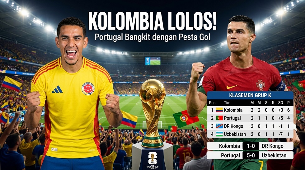 Klasemen Piala Dunia 2026 Grup K