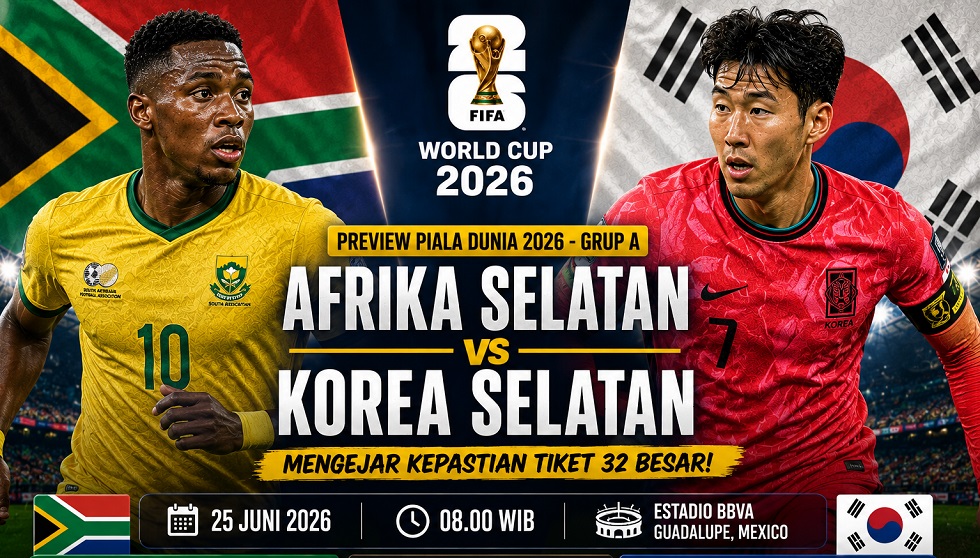 Preview Afrika Selatan vs Korea Selatan