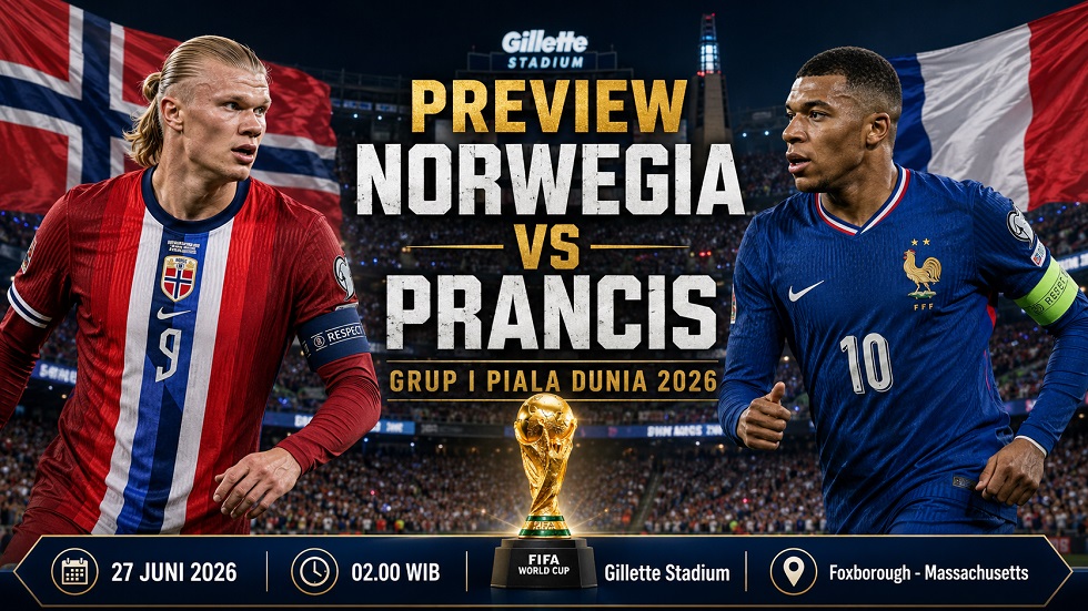 Preview Norwegia vs Prancis.
