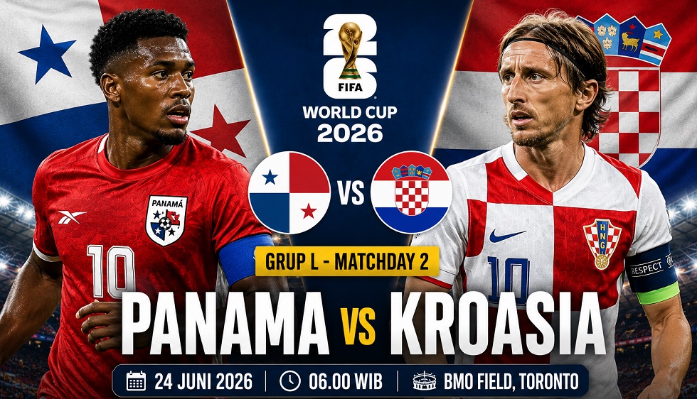 Preview Panama vs Kroasia pada pertandingan Grup L di Piala Dunia 2026.