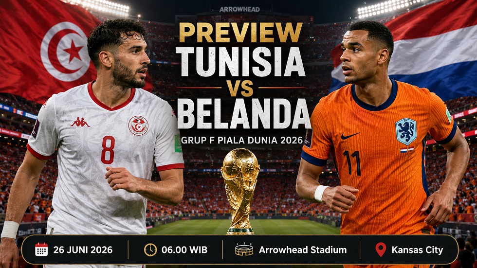 Preview Tunisia vs Belanda.