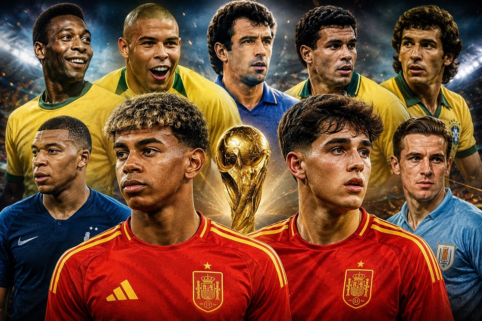 Daftar pemain yang juara Piala Dunia saat usia di bawah 20 tahun.