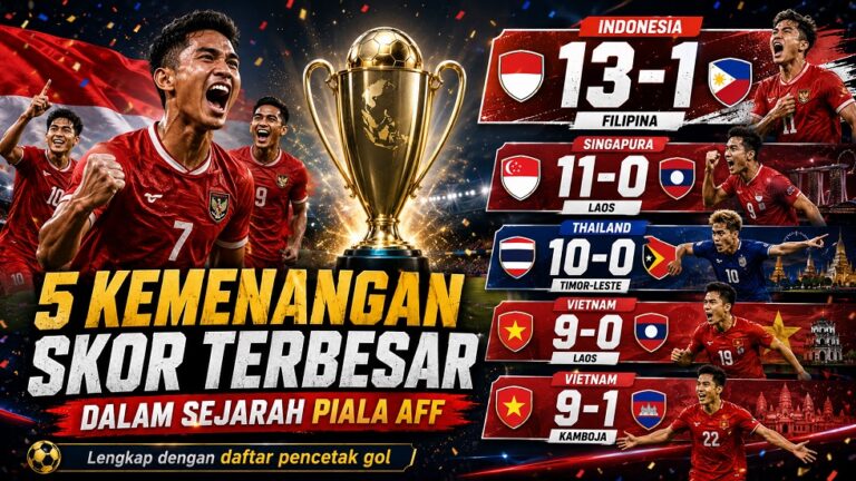 Kemenangan skor terbesar dalam sejarah Piala AFF.