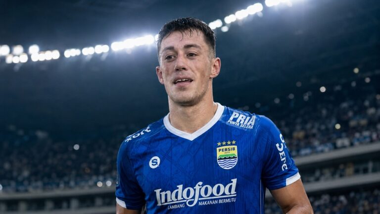 Mariano Peralta, pemain bintang Persib Bandung.
