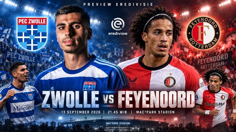 Preview PEC Zwolle vs Feyenoord Rotterdam