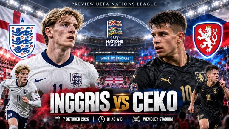 Inggris vs Ceko