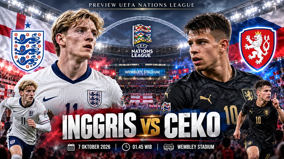 Inggris vs Ceko