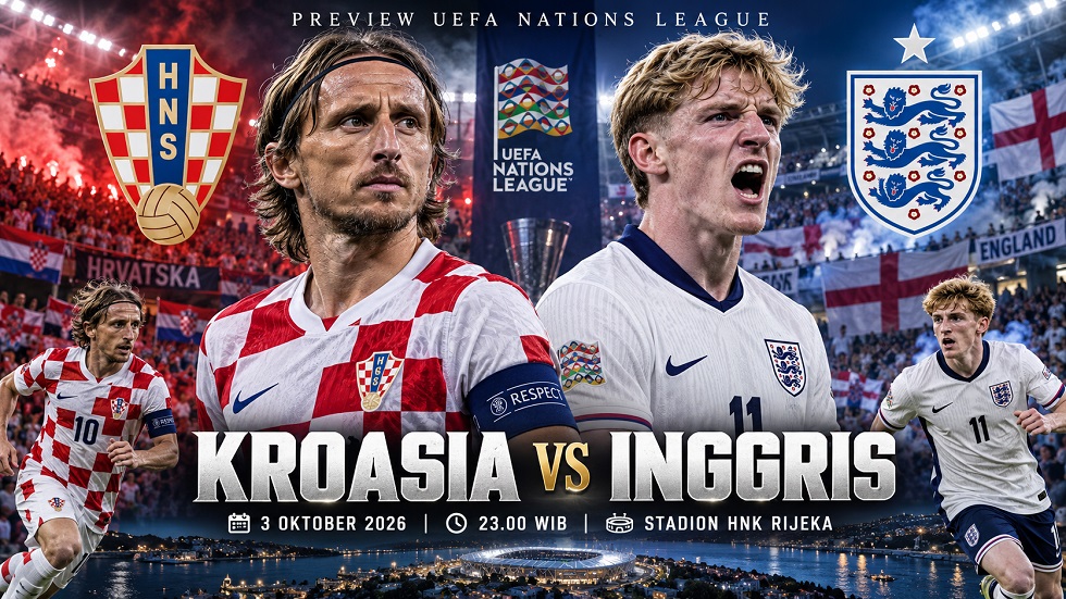 Kroasia vs Inggris